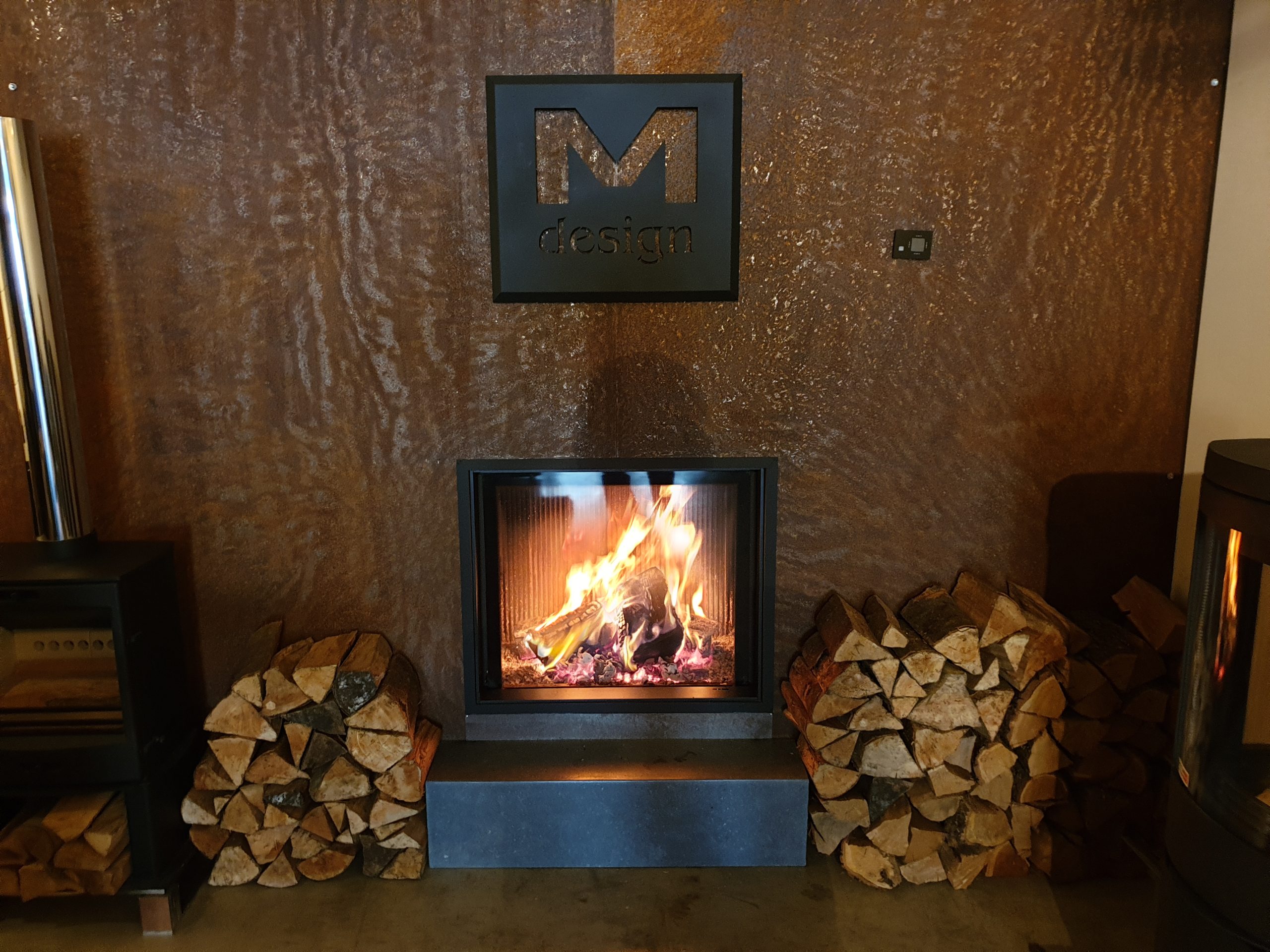 Custom gashaard Artfire openhaarden